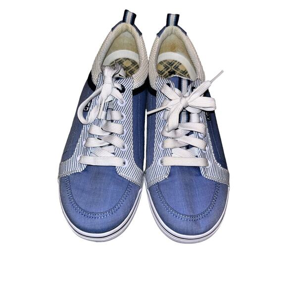 Keds Womens Chambray Lace Up Sneakers Size 6.5 Light Blue Adorable! - Picture 2 of 10